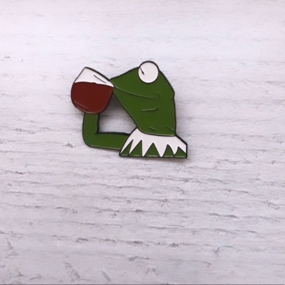 Kermit the Frog Enamel Pin/Brooch